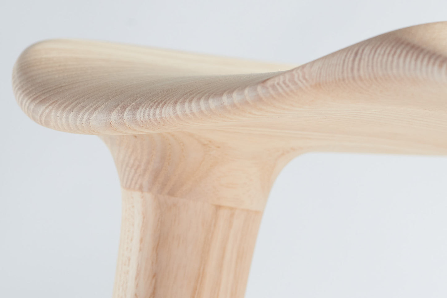 Morphe Stool detail- Ash seat closeup