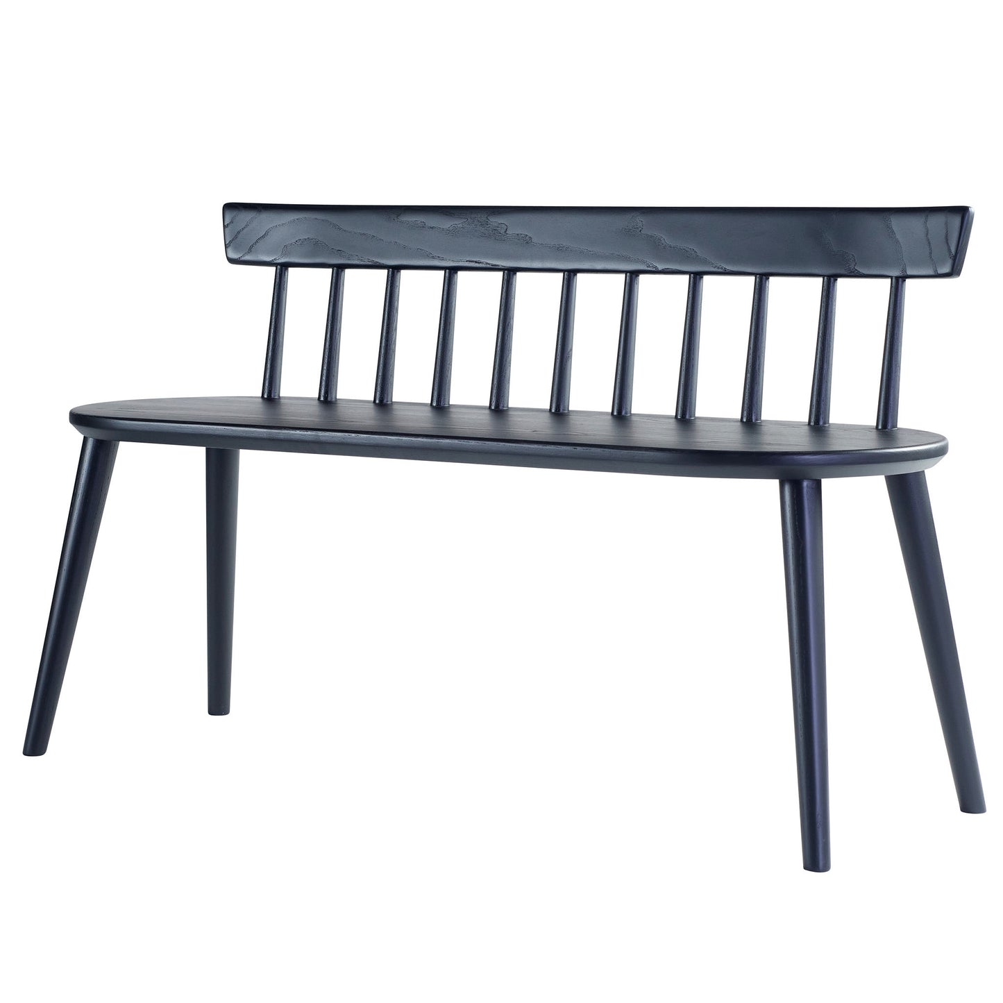 Kanon Bench Black Ash-quarter right view