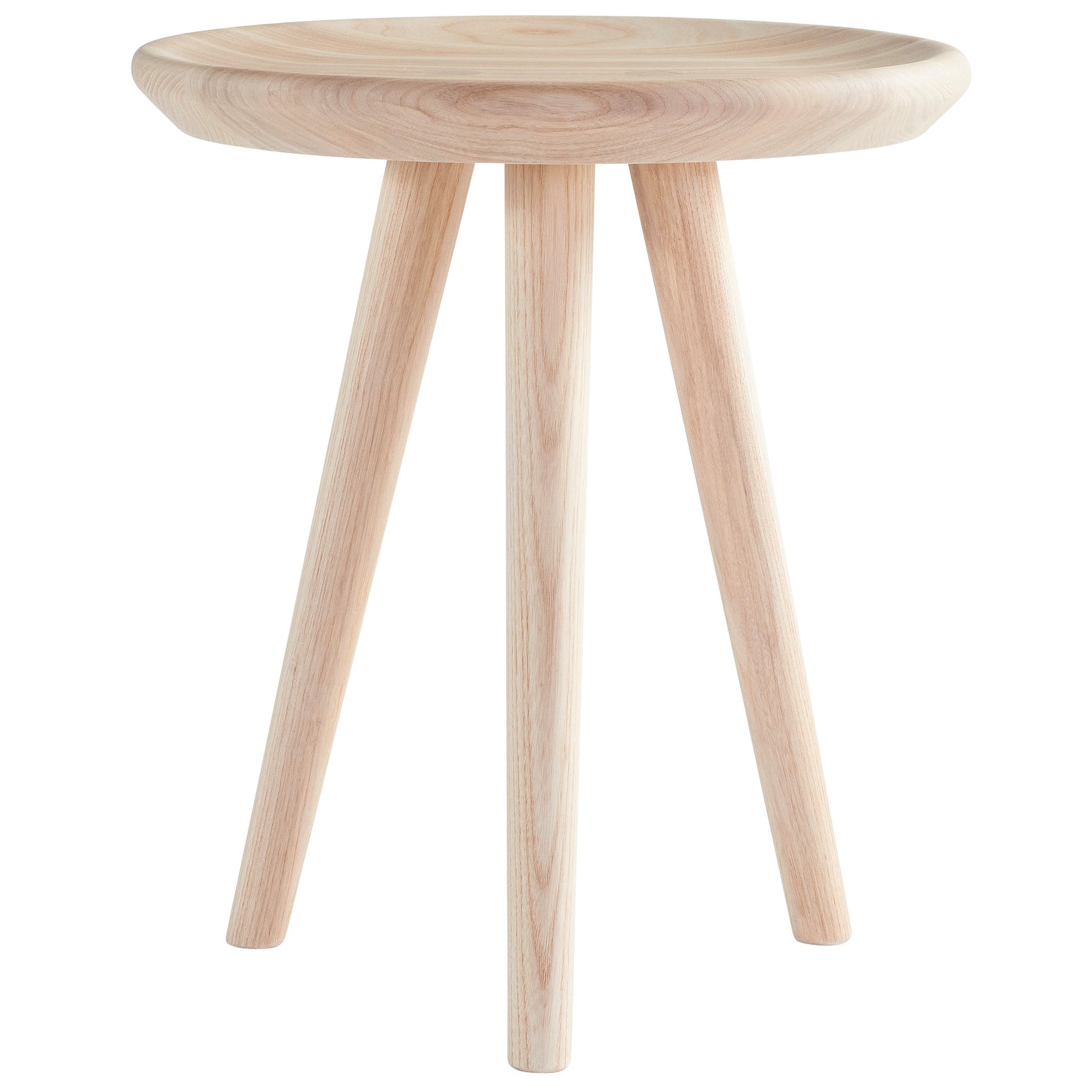 Lekos Side Table Ash - front view